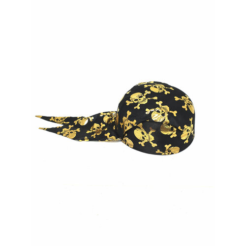 Карнавальная шляпа Пират, золотой. Высота-10 см, окружность головы-60 см.