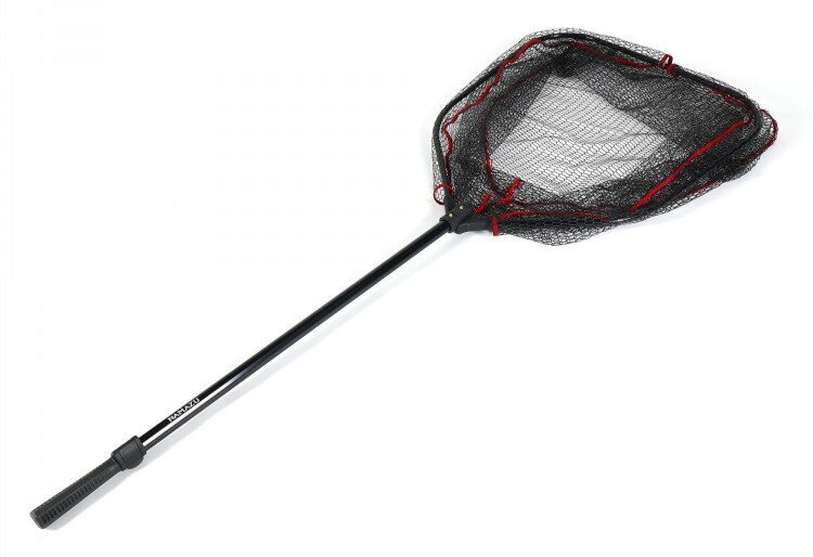 NP-NKNP50-160 Подсачек складной телескопич. Namazu Pro NoKnot Net PVC, L-160 см, квадр. складной обод 50 см, PVC