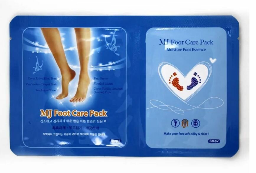 Маска для ног с гиалуроновой кислотой Mijin Foot Care Pack, 22 гр.