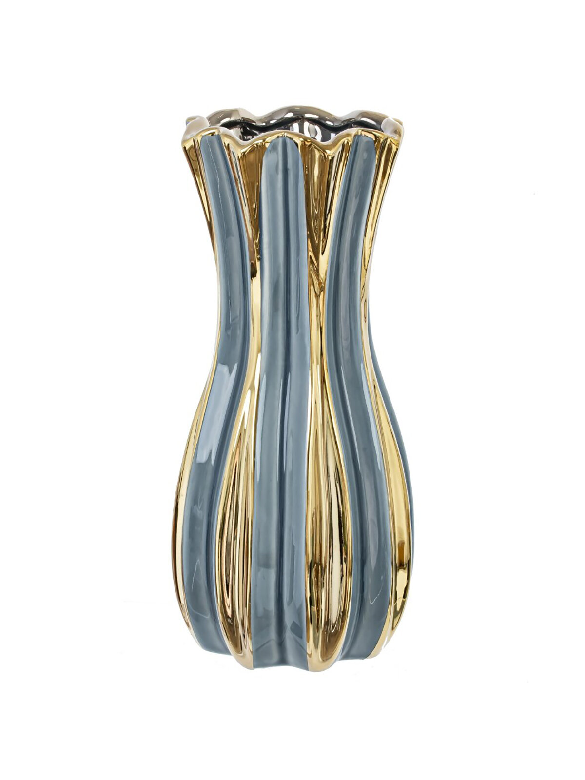 фото Ваза для цветов Remecoclub, фарфоровая, 24 см