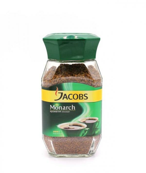 Кофе растворимый Jacobs Monarch 190 гр. (стекло )