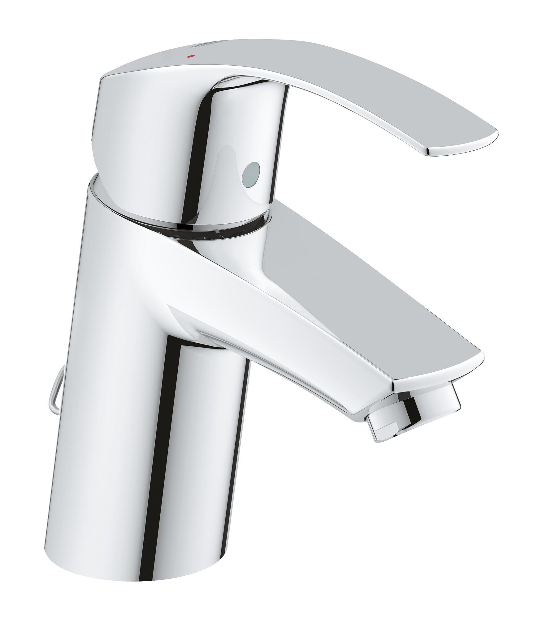 Смеситель для раковины 33188002 GROHE Eurosmart с цепочкой, хром