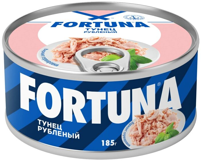 Тунец Fortuna рубленый 185г