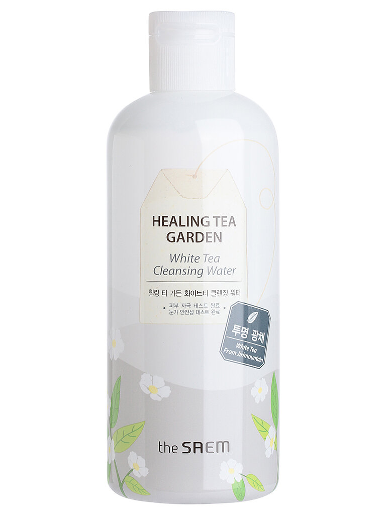 The Saem VEGAN Средство для снятия макияжа с экстрактом белого чая Healing Tea Garden White Tea Cleansing Water, 300мл