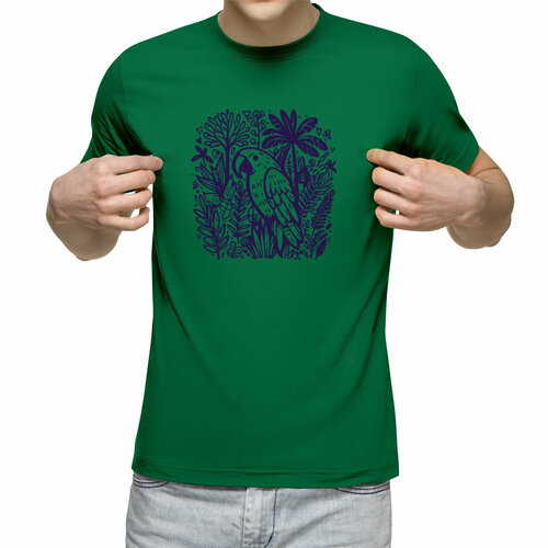 футболка us basic размер 2xl зеленый Футболка Us Basic, размер 2XL, зеленый