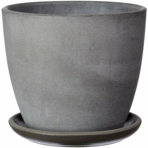Горшок Композит Грэй бетон серый бутон 8 d-36 см 22л 4405₽