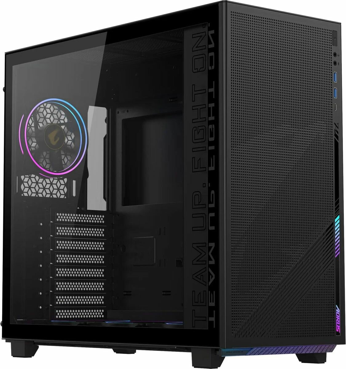 Корпус ATX GIGABYTE GB-AC400G, Full-Tower, без БП, черный [28300-ac400-1ckr]