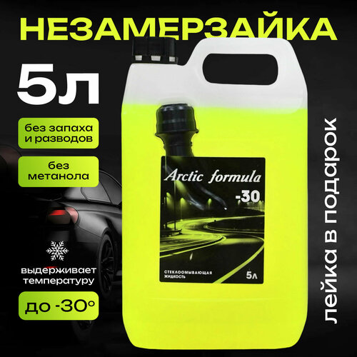 Незамерзайка для автомобиля Arctic Formula жидкость стеклоомывателя зимняя, 5л