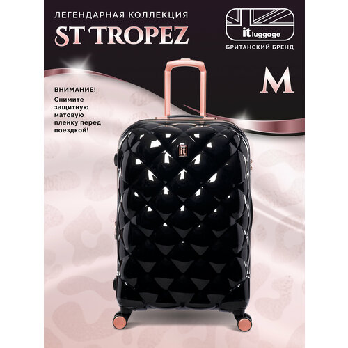 фото Чемодан it luggage, 96 л, размер m, черный