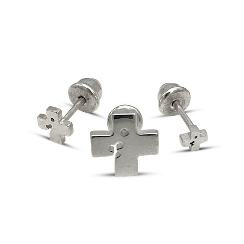 Комплект серег solutions, серебристый