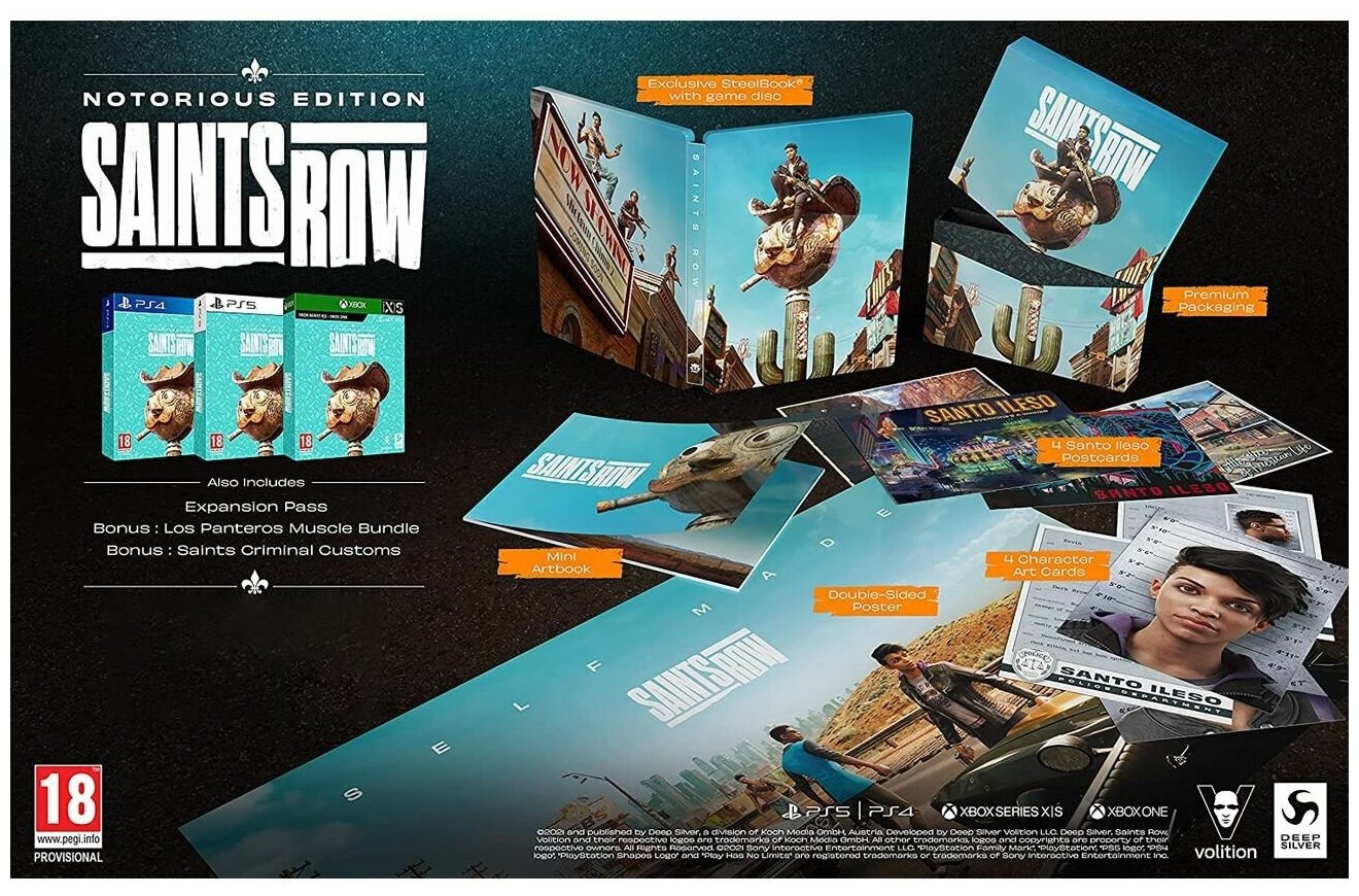Игра для PS4: Saints Row Day One Edition /PS4 Русские субтитры, открытый мир, шутер 18+ — фото 1