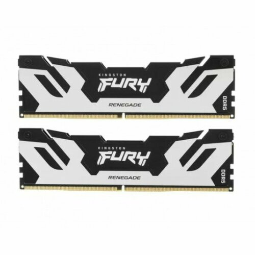 Оперативная память DDR 5 DIMM 32Gb PC57600 7200Mhz Kingston FURY Renegade Silver XMP CL38 Kit of 2 KF572C38RSK2-32 retail 27552₽