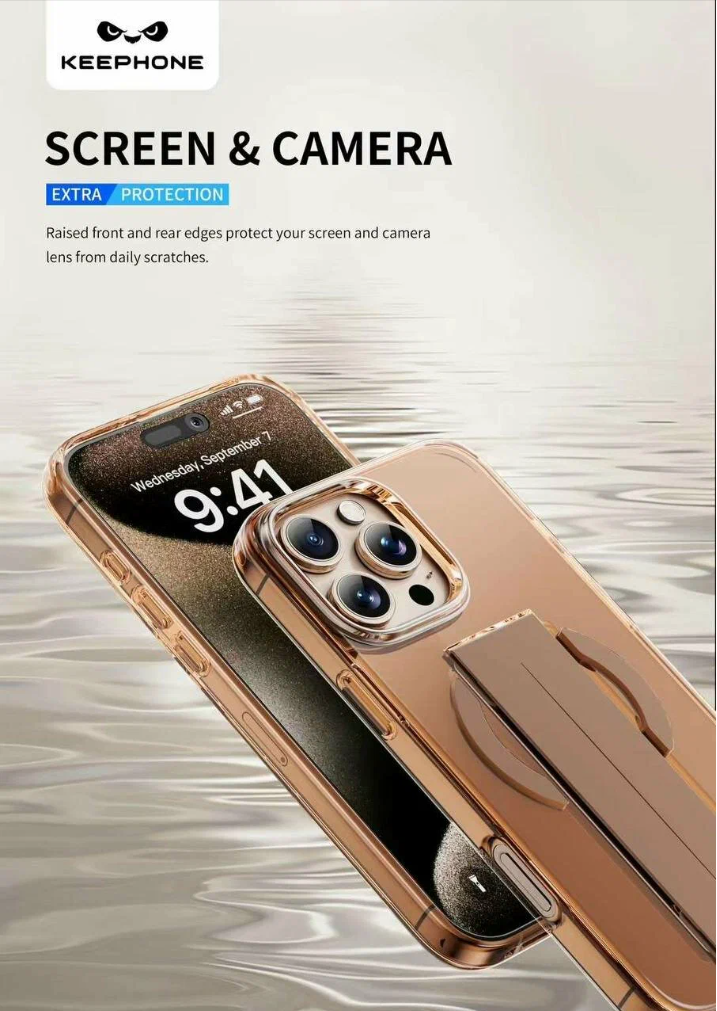 Чехол для iPhone 16 Pro Keephone Maggrip / Чехол для айфона 16 Про с магсейф / Титан — фото 1
