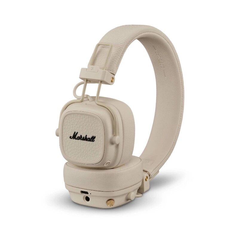 Наушники Marshall Major V Cream , беспроводные, накладные, до 100 часов работы