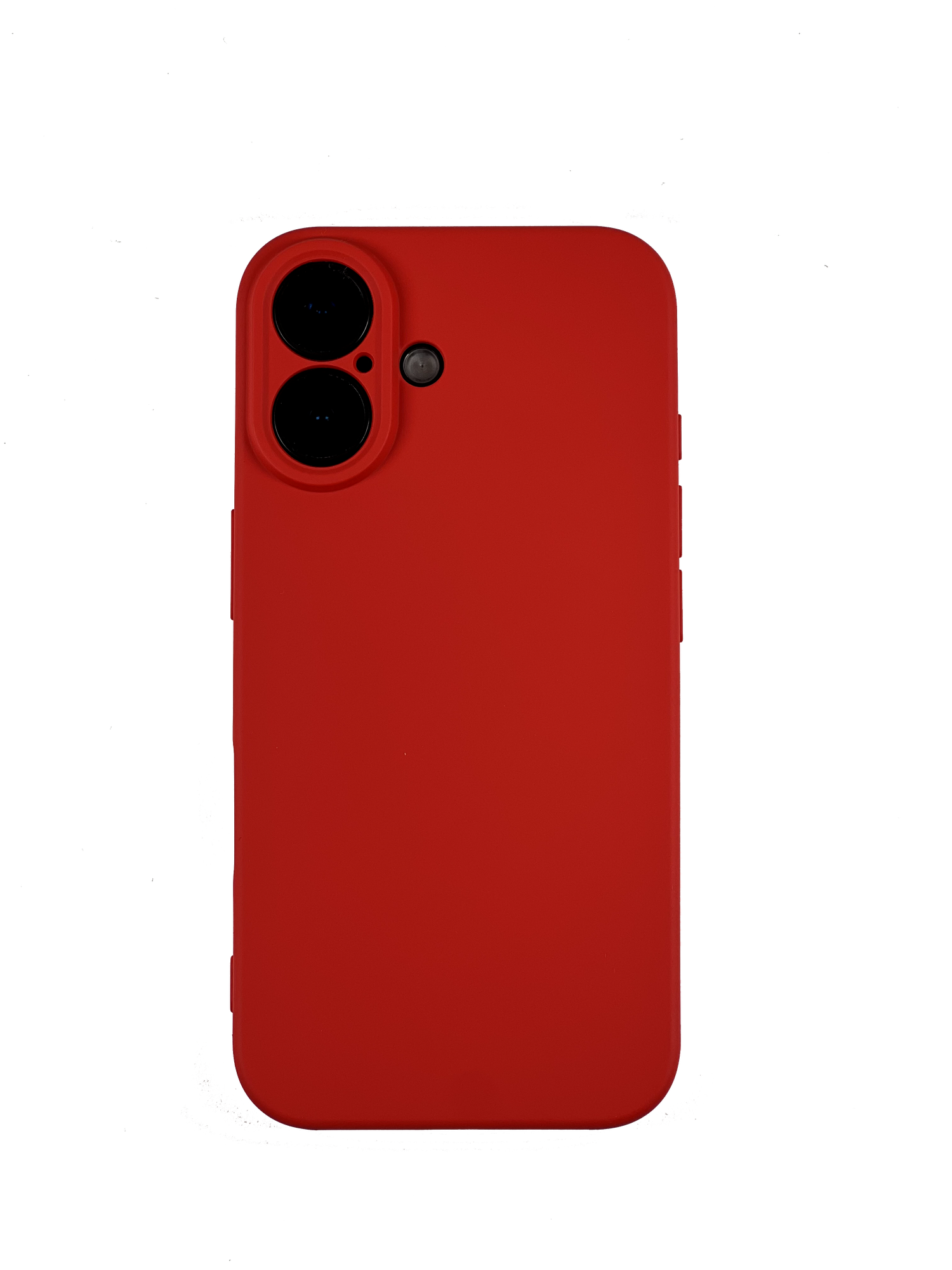 Чехол DAPROSTO "Red Velvet", для iPhone 16, матовый, красный — фото 1