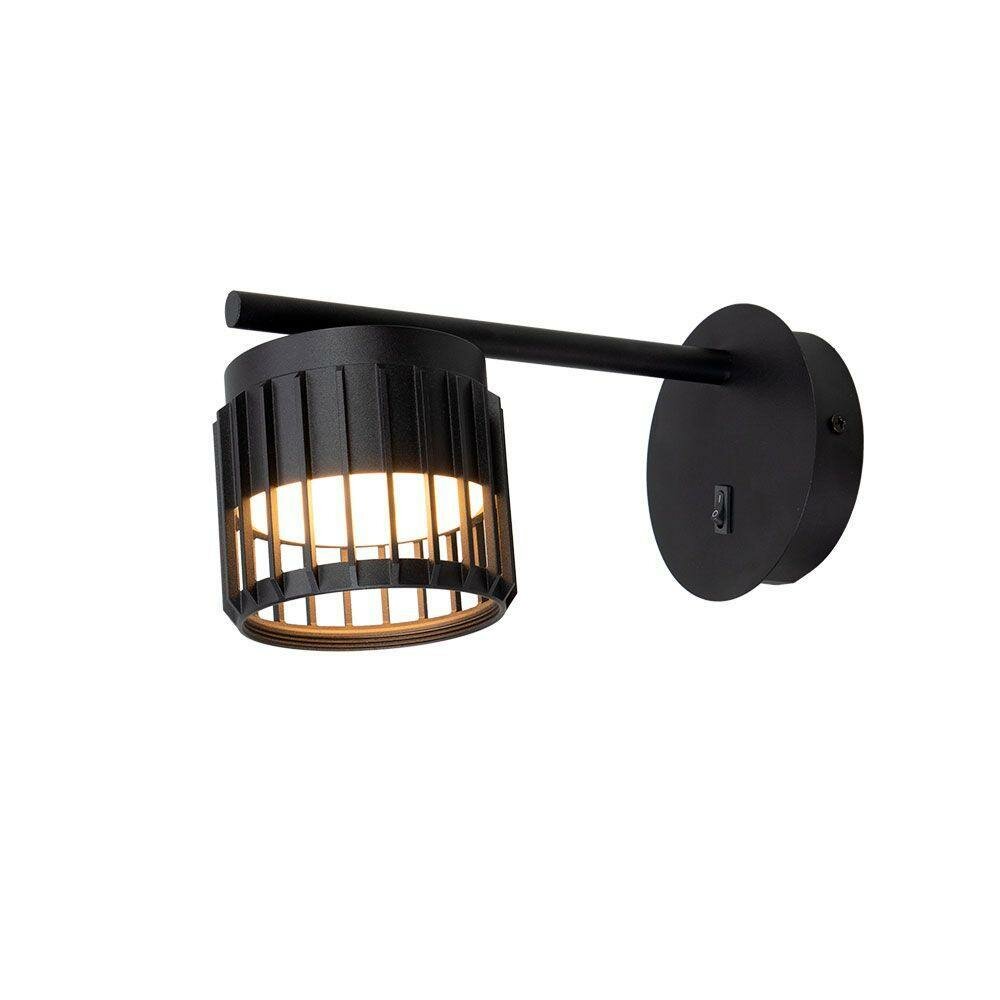 Бра Arte Lamp Atria A8032AP-1BK цвет Черный/Черный материал Алюминий/Алюминий