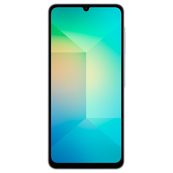 Смартфон Samsung Galaxy A06 4/64GB экран 6.7", Light Blue/голубой лёд — фото 1