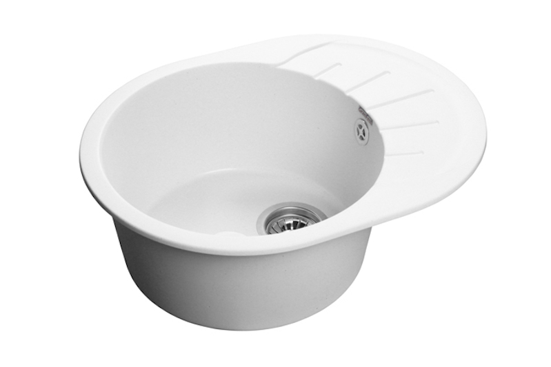 Кухонная мойка GranFest Rondo GF-R580L иней