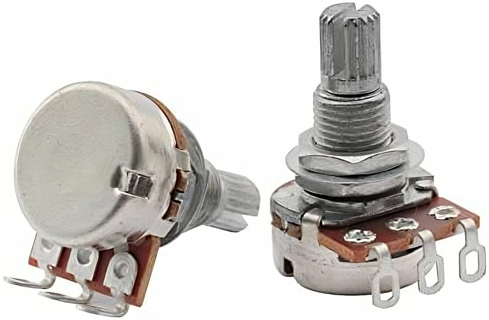 Потенциометры Musiclily A500K, логарифмические, универсальные, металл, 2 шт.