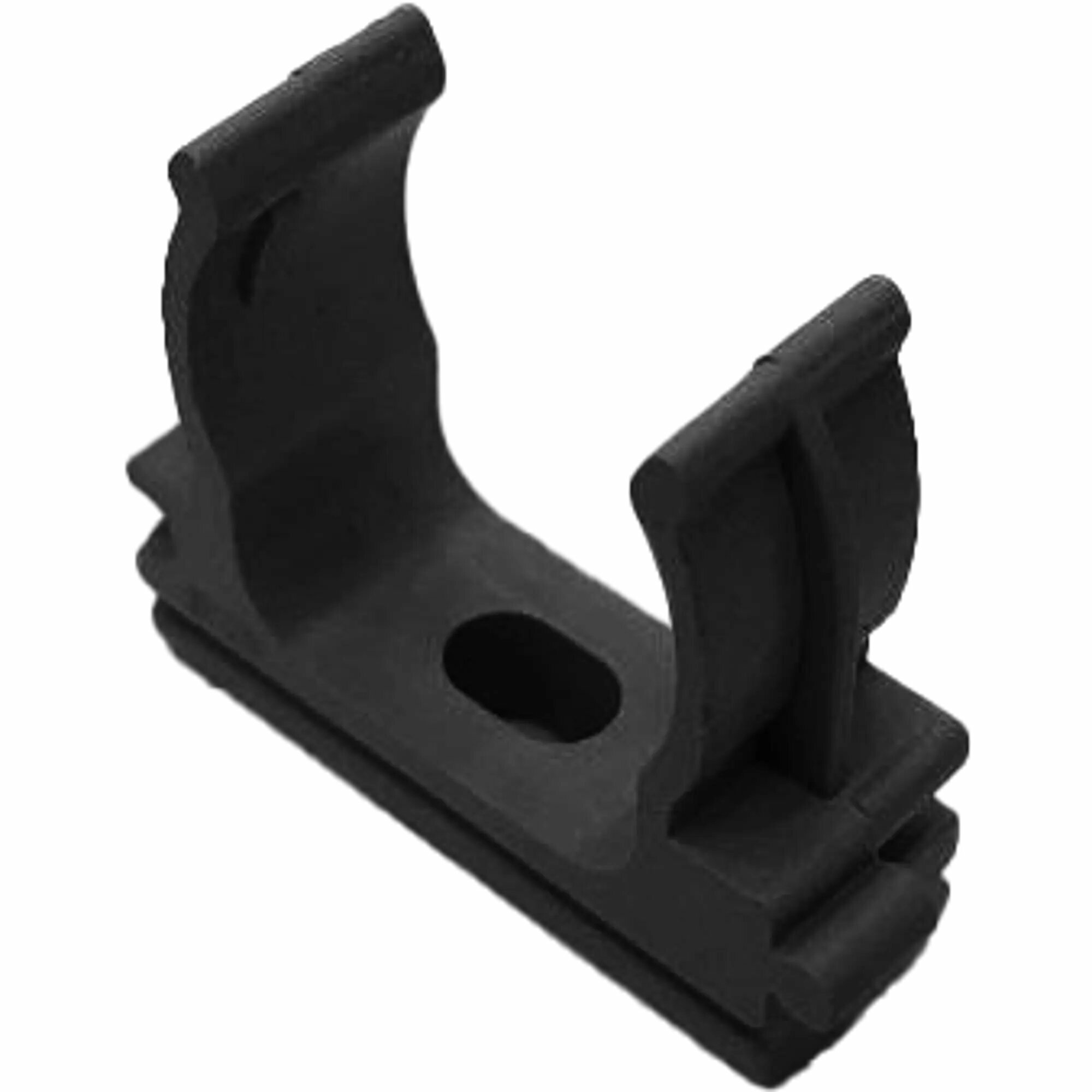 Держатель-клипса для труб Mirkl D16 мм цвет черный 50 шт.