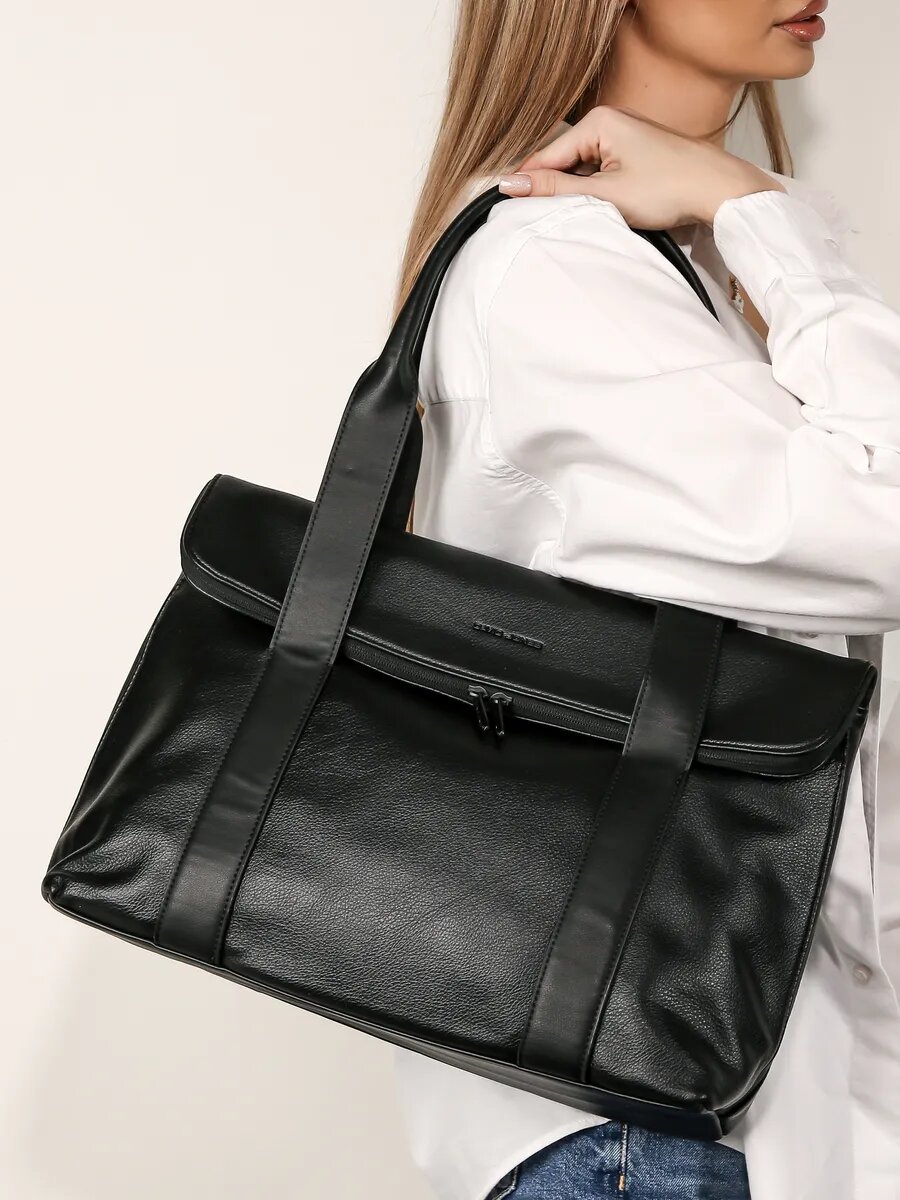 Сумка тоут DAVID JONES, черный — фото 1