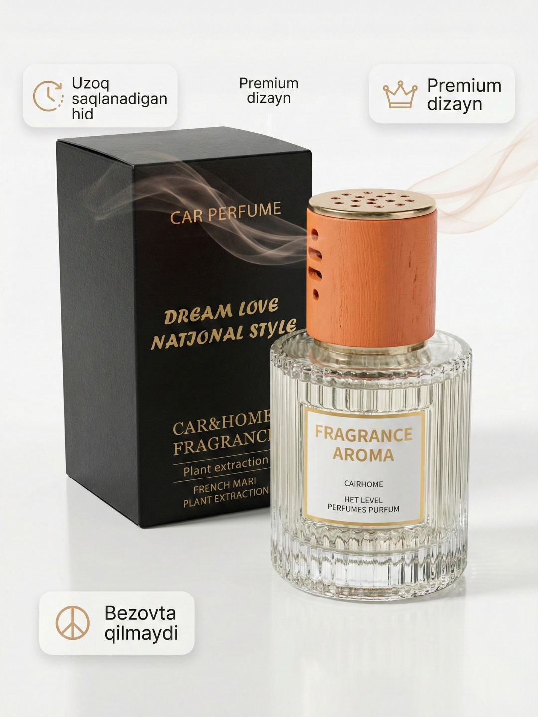 Ароматизатор Black Odor Для автомобиля, офиса и дома, освежитель. — фото 1