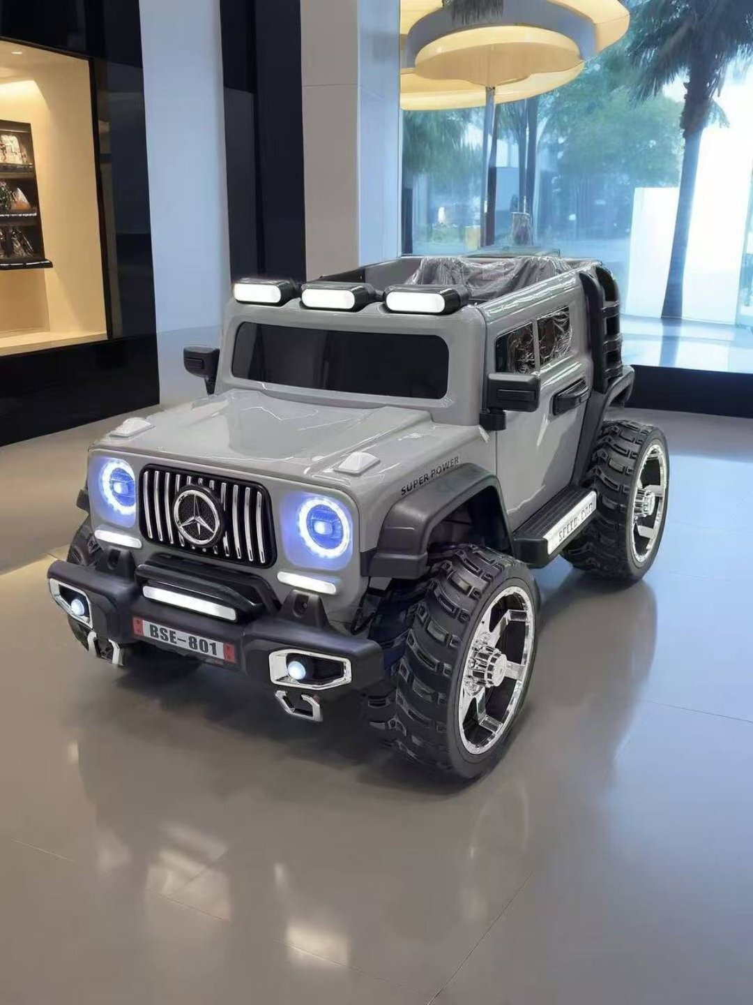 Электромобиль Jeop Mercedes-Benz, управление на пульте ДУ, 4 двигателя, Bluetooth флеш-музыка