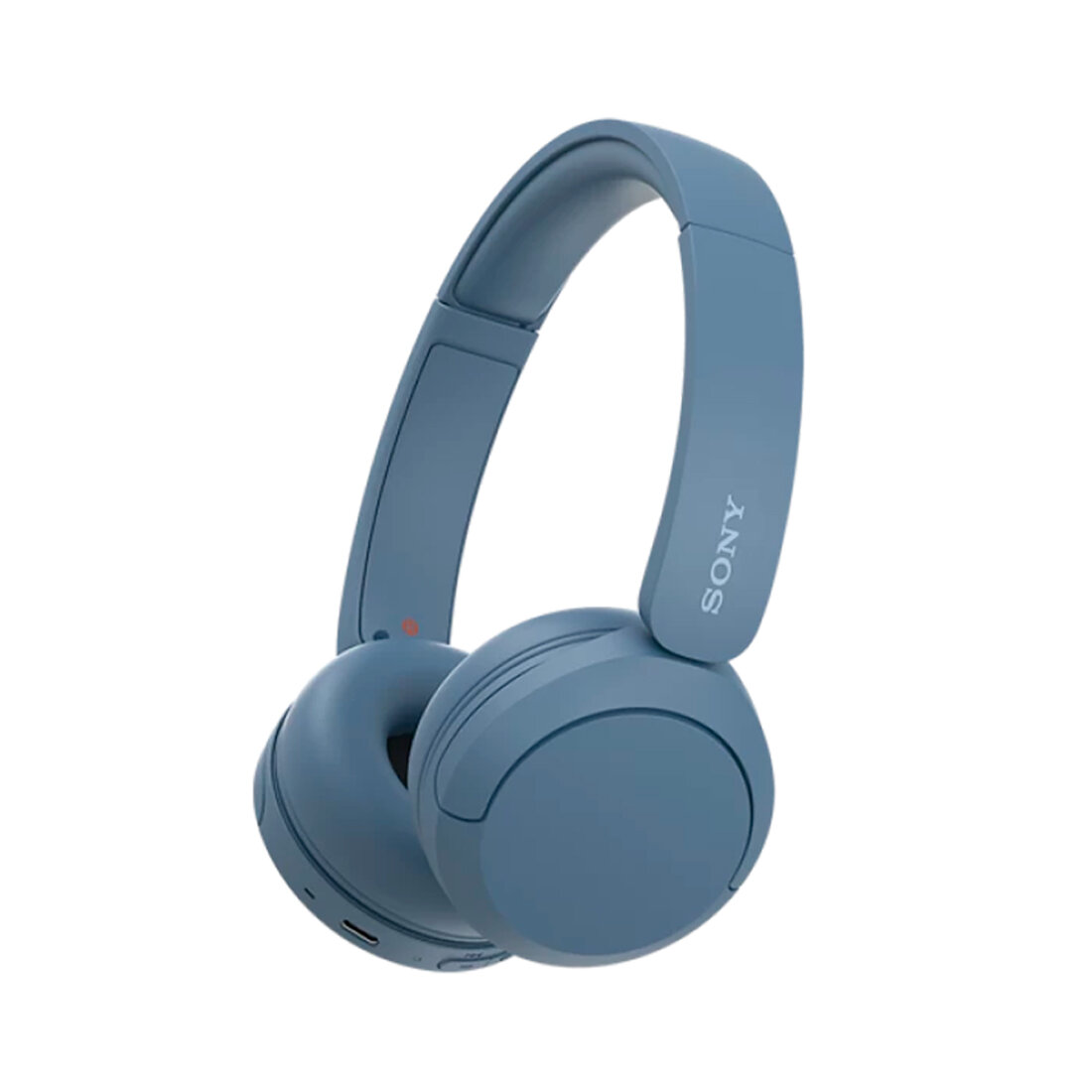 Беспроводные наушники Sony WH-CH520 синий цвета — с микрофоном, до 50 ч работы