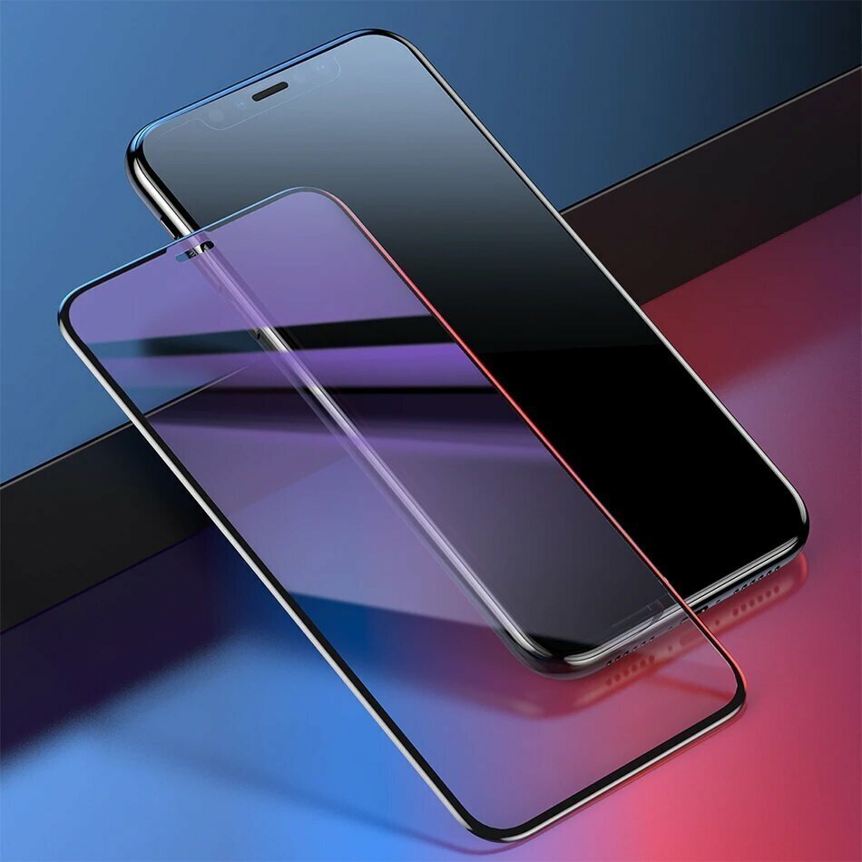 Защитное стекло Baseus (SGAPIPH65-HE01) для iPhone Xs Max (Black) - фото №9