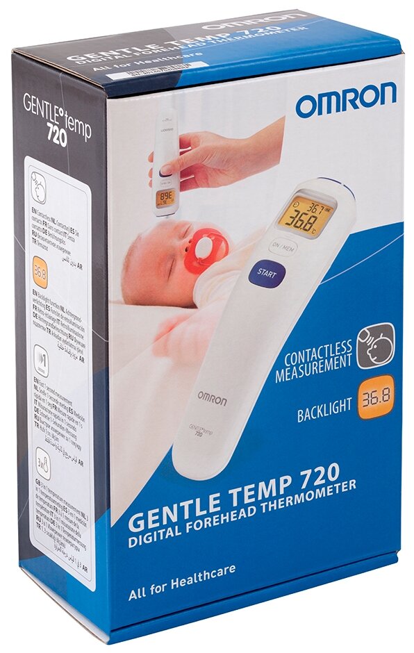 Инфракрасный лобный термометр Omron Gentle Temp 720 - фото №9