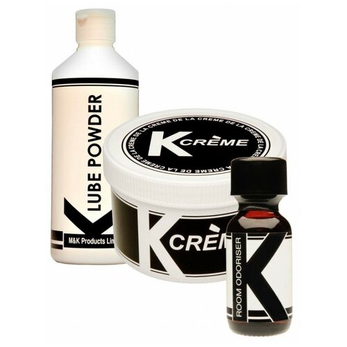 Интимная смазка для анального секса и фистинга K-Combo Essential Pack (K Lube, K Creme) + ароматизатор для фистинга K 25 мл