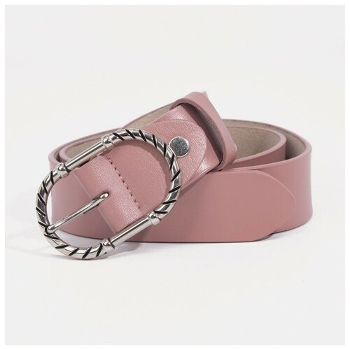 фото Ремень жен 05-01-02-01, 3*0,3*110 см, винт, пряжка металл, розовый noname