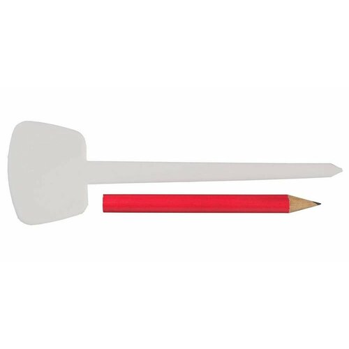 Набор т-образных ярлыков GRINDA 125 мм, 25 шт, с карандашом (8-422371-H26_z01) набор садовый для маркировки ярлыки т образные длина 20 см 25 шт карандаш grinda