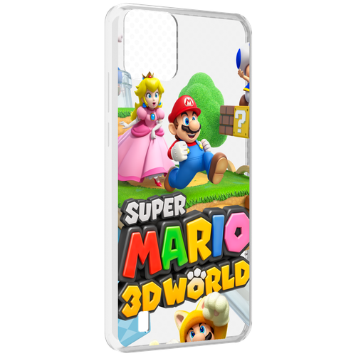 Чехол MyPads Super Mario 3D World для Blackview A55 задняя-панель-накладка-бампер