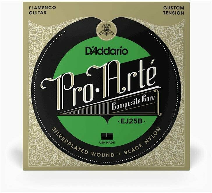 D'Addario EJ25B Composite SILVER/BLACK 28-42 Струны для классической гитары