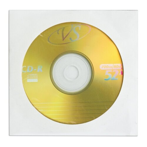 Диск CD-R VS 700 Mb 52х, 40 шт диск cd r vs 700 mb 52x бум конверт 5 5 250