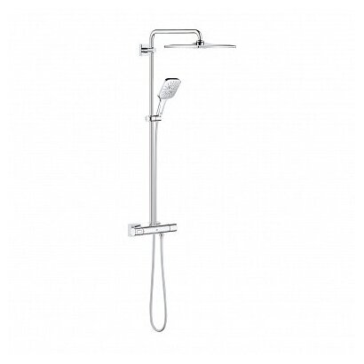 Душевая стойка Grohe Rainshower SmartActive 310 26652000 с термостатом, хром - фото №4