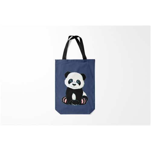 фото Сумка-шоппер / 31х42 см / звери / панды милая панда sweet panda burnettie