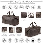 Дорожно-спортивная сумка BRIALDI Liverpool (Ливерпуль) relief brown - изображение