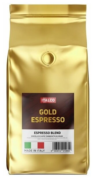 Кофе в зернах Italco Gold Espresso, 1 кг - фото №1