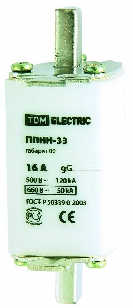 Плавкая вставка TDM ППНН-33 габ00C 80А SQ0713-0064
