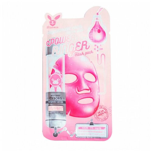 [Elizavecca] Тканевая маска для лица гиалурон Hyaluronic Acid Water Deep Power Ringer Mask Pack, 1 шт