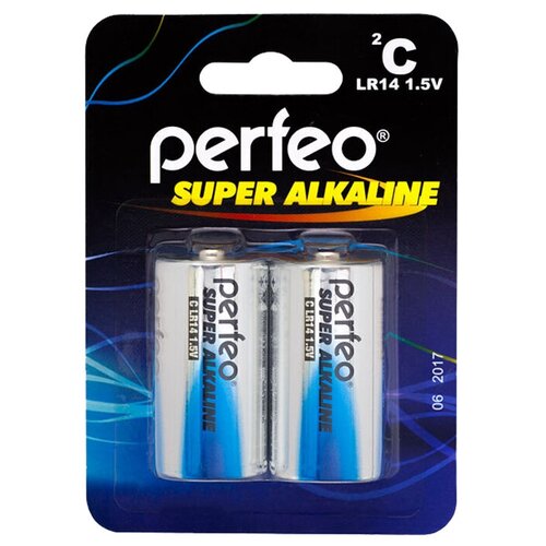 Батарейки Perfeo LR14/2BL Super Alkaline