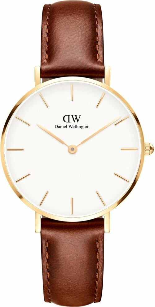 Наручные часы Daniel Wellington Petite, коричневый