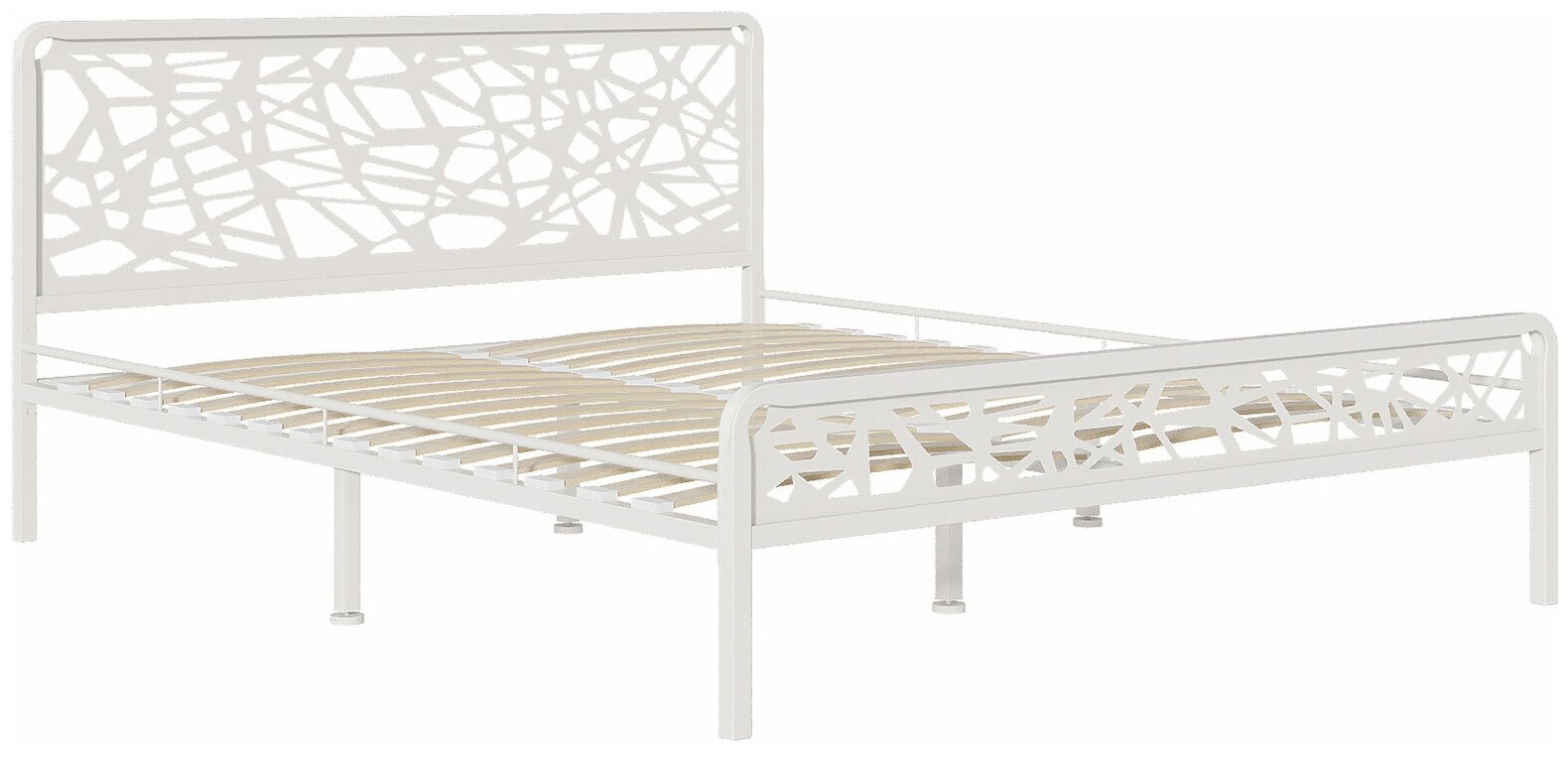 Кровать Форвард-мебель Орион Белый, металл 160х200 см - фотография № 2