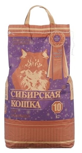 1531/23485 Сибирская Кошка Наполнитель Супер 10л комкующийся