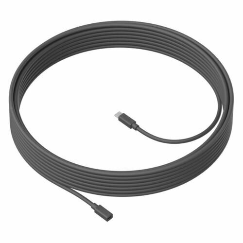Кабель аудио Logitech MIC CABLE for MeetUp 10m 10м черный 950-000005 24378₽