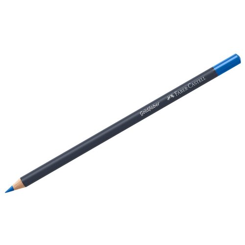 faber castell карандаш художественный polychromos 6 штук 143 синий кобальт Faber-Castell Цветной карандаш Goldfaber 12 шт., 114743, 12 шт.