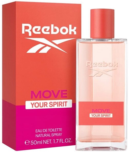 Reebok Женский Move Your Spirit for Her Туалетная вода (edt) 50мл