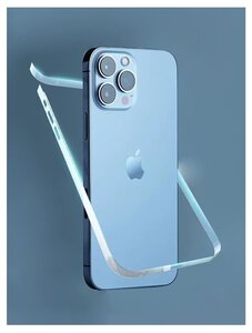 Фото Защита торцов корпуса для iPhone 13 Pro X-ONE Frame Protector со специальной решетчатой защитой микрофона и технологических отверстий